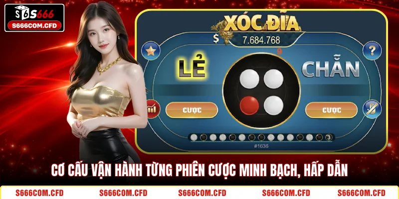 Cơ cấu vận hành từng phiên cược minh bạch, hấp dẫn 