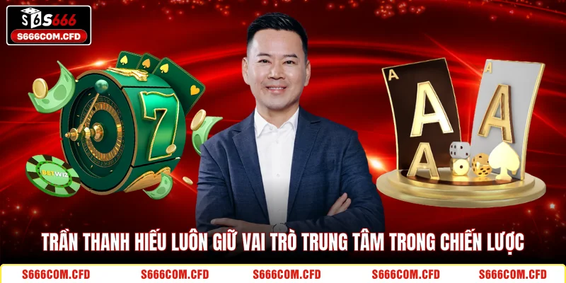 Trần Thanh Hiếu luôn giữ vai trò trung tâm trong chiến lược