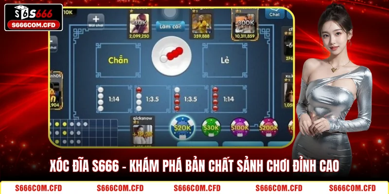 Xóc Đĩa S666 - Khám phá bản chất sảnh chơi đỉnh cao 
